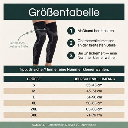 Kompressionsbandage für Knie & Bein