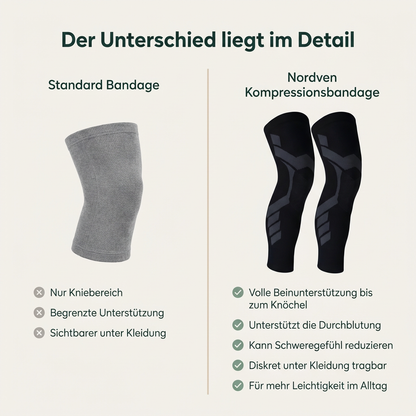 Kompressionsbandage für Knie & Bein
